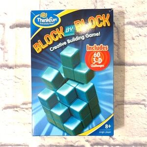 ThinkFun Block By Block Creative Building Logic Game Brain Teaser Puzzle Toy NEW